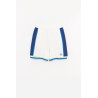 CASABLANCA WHITE BLUE CROCHET SHORTS